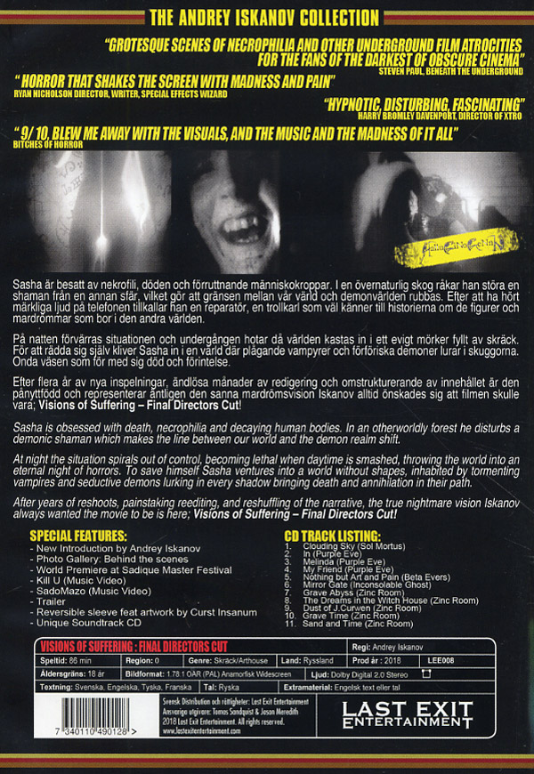 Visions of Suffering: Final Directors Cut (DVD + CD) - 2