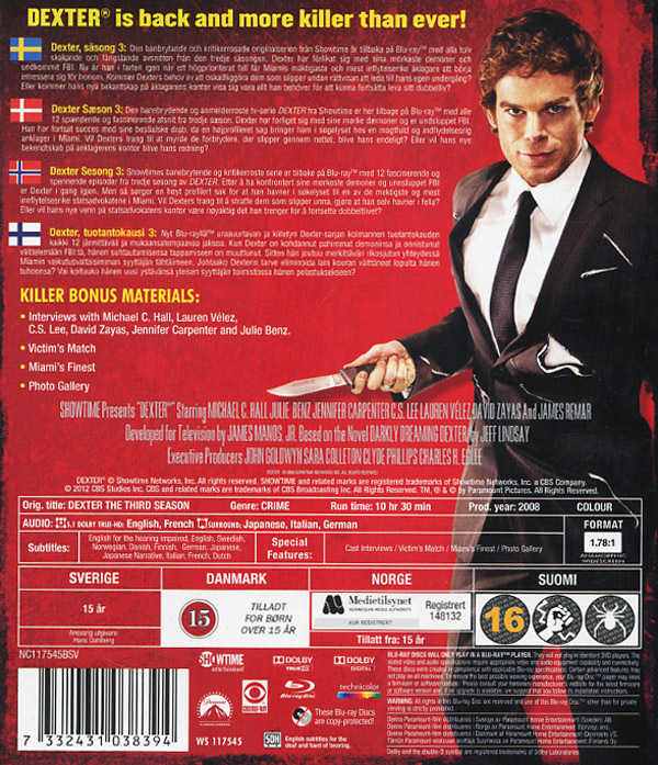 Dexter - Säsong 3 (Blu-ray) - 2