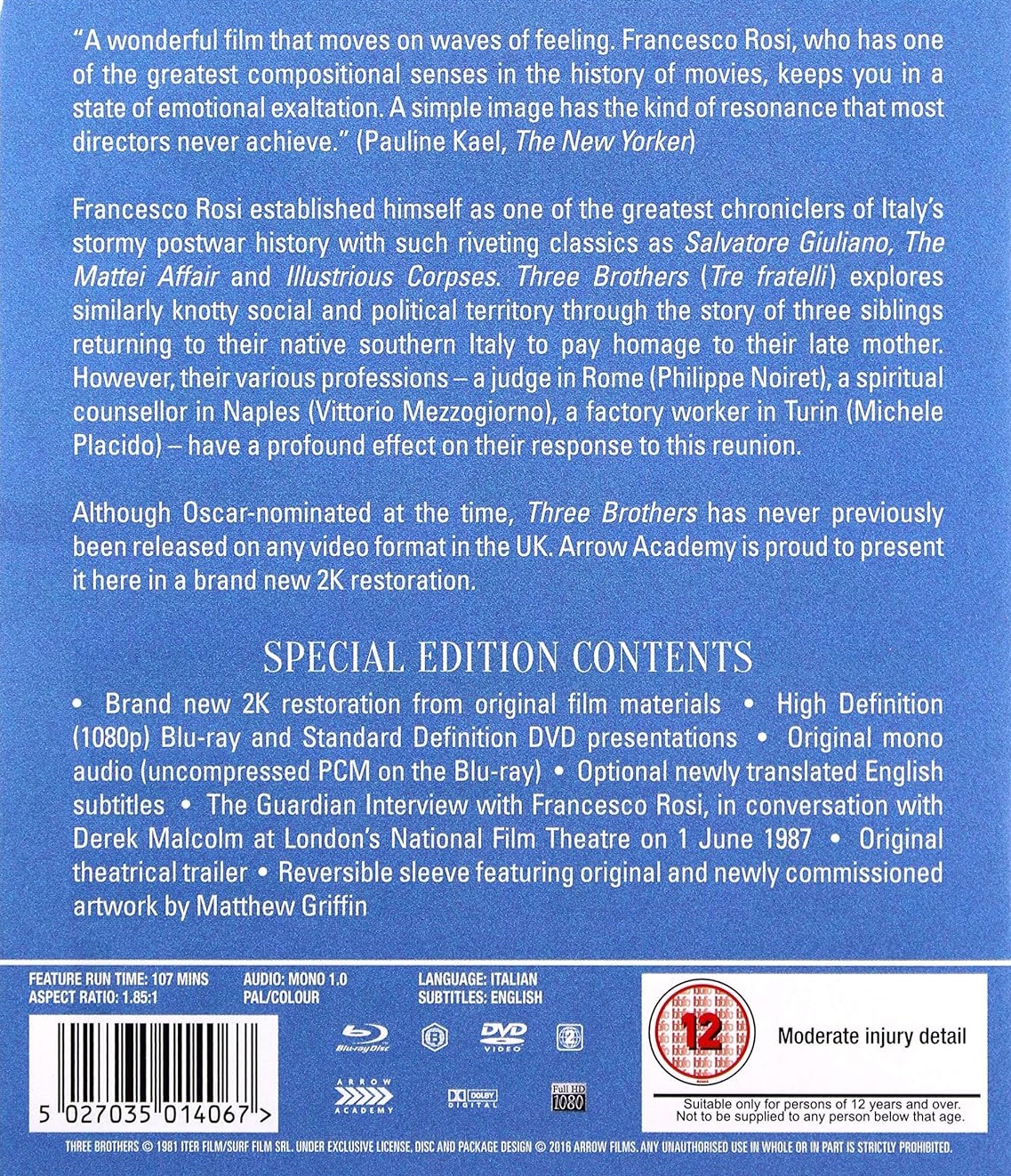 Three Brothers (ej svensk text) (Blu-ray + DVD) - 2