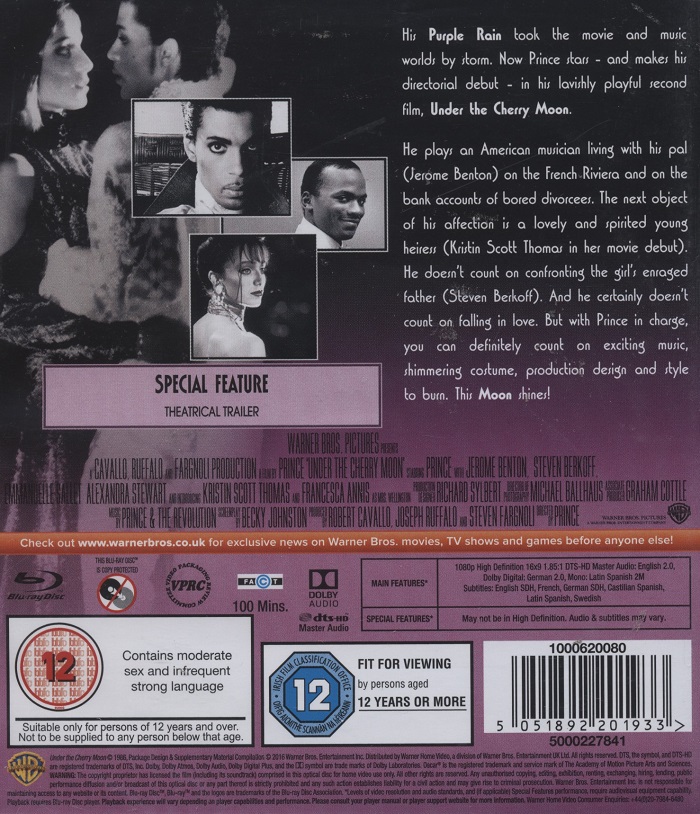 Under the Cherry Moon (Blu-ray) - 2