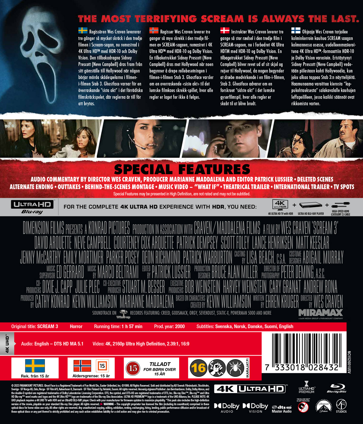 Scream 3 (4K Ultra HD) - 2