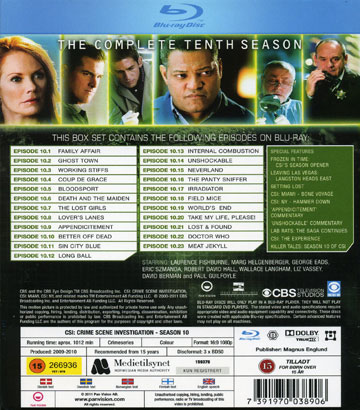 CSI Las Vegas - Säsong 10 (Blu-ray) - 2
