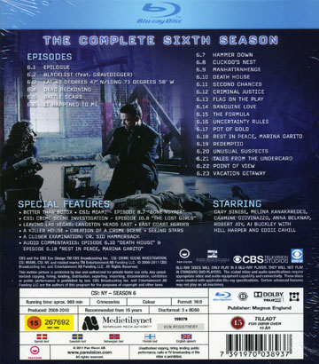 CSI New York - Säsong 6 (Blu-ray) - 2