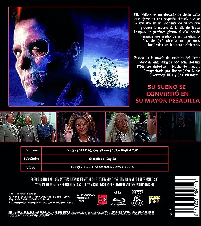 Thinner (ej svensk text) (Blu-ray) - 2
