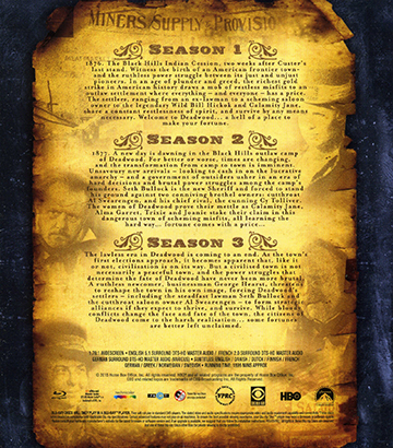 Deadwood - Season 1-3 (9-disc) (Blu-ray) - 2