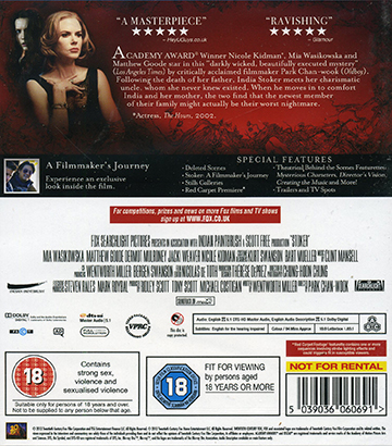Stoker (ej svensk text) (Blu-ray) - 2