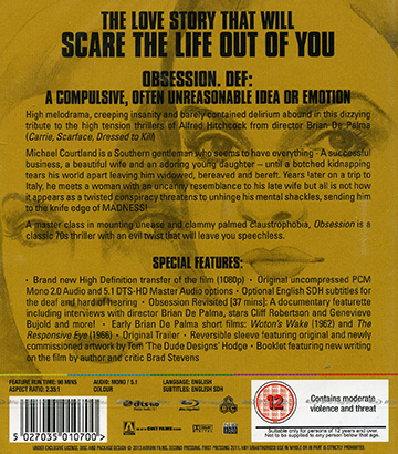 Obsession (ej svensk text) (Blu-ray) - 2
