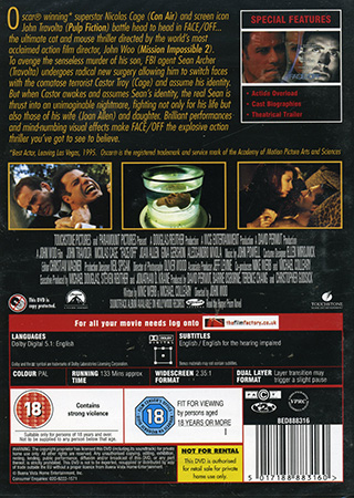 Face / Off (ej svensk text) - 2