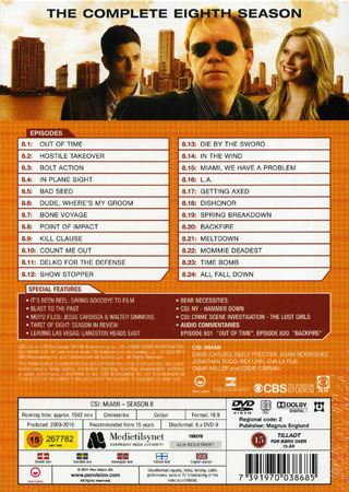 CSI Miami - Säsong 8 - 2