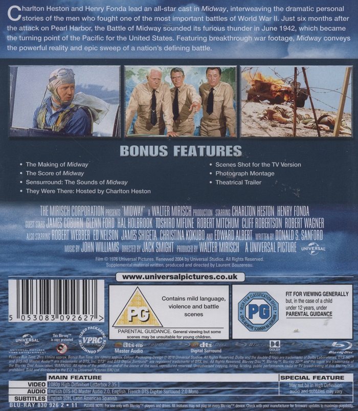 Midway (ej svensk text) (Blu-ray) - 2