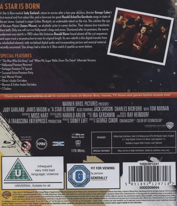 A Star Is Born (ej svensk text) (Blu-ray) - 2