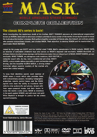 M.A.S.K. - Complete Series (8-disc) (ej svensk text) - 2