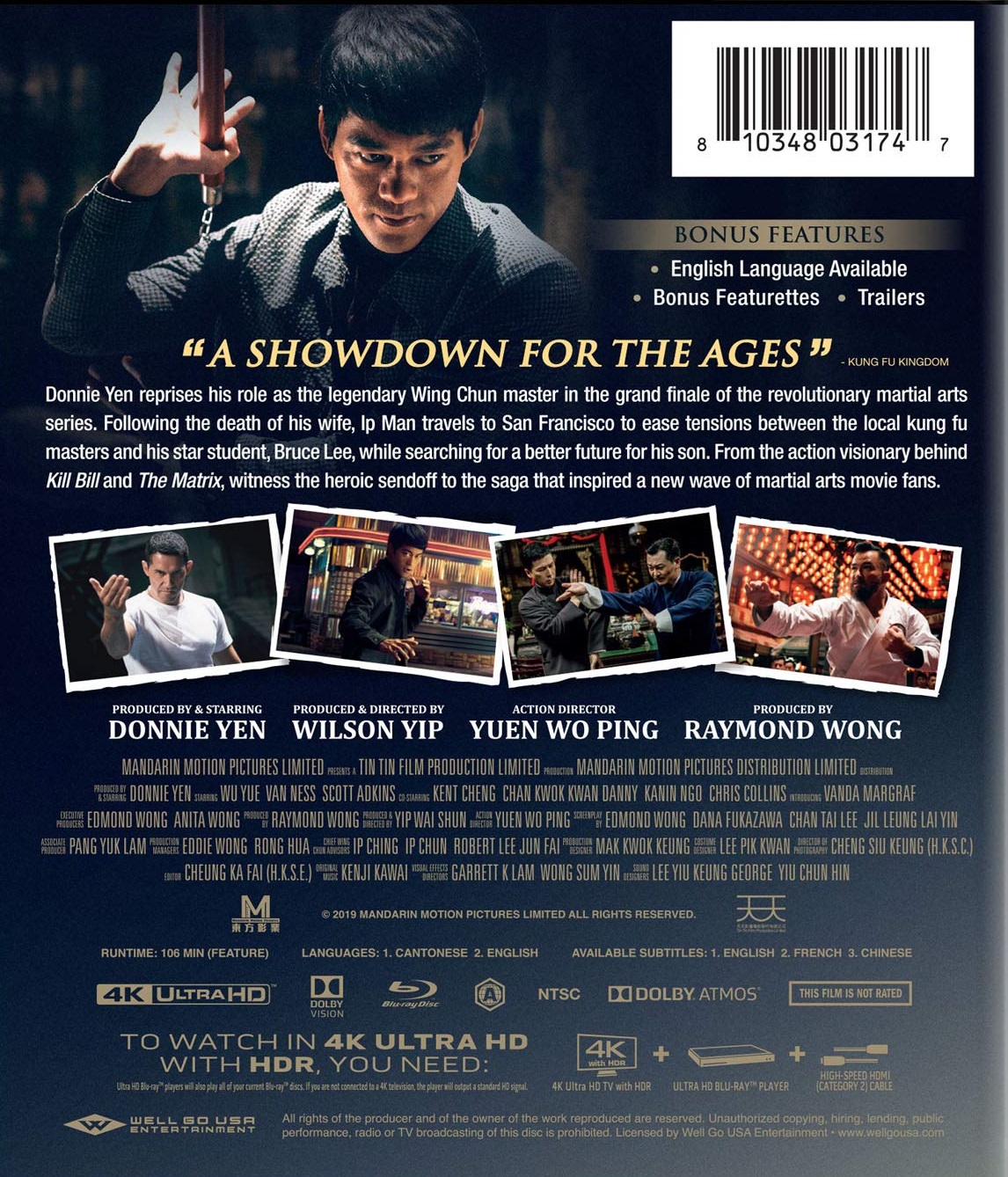 Ip Man 4 (ej svensk text) (4K Ultra HD + Blu-ray) - 2