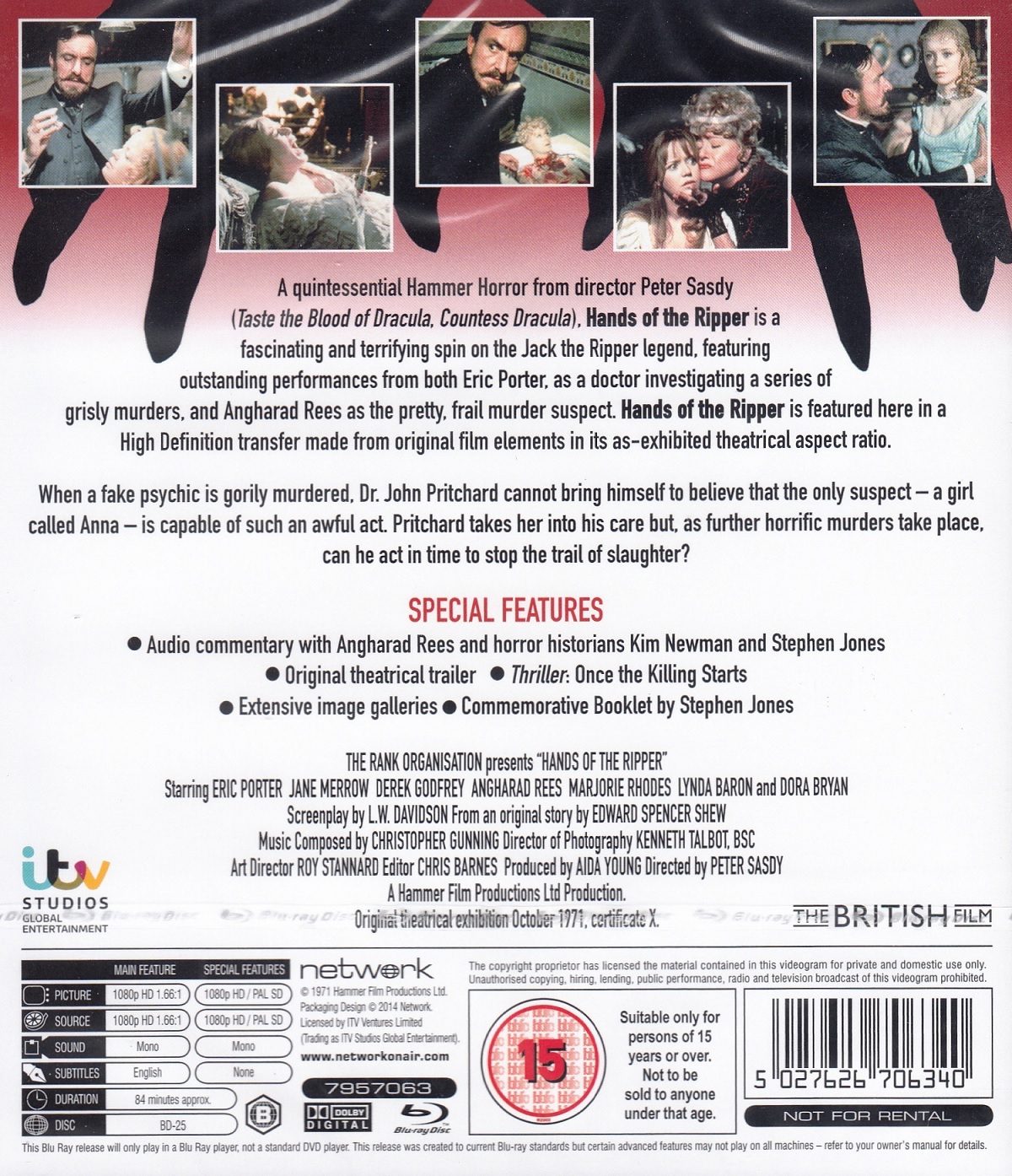 Hands of the Ripper (ej svensk text) (Blu-ray) - 2