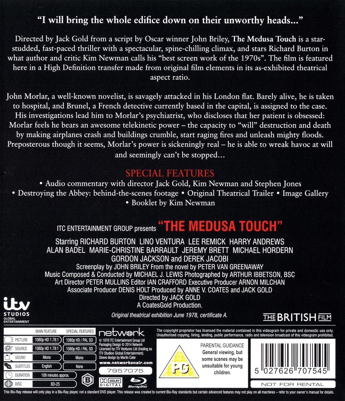 Medusa Touch (ej svensk text) (Blu-ray) - 2