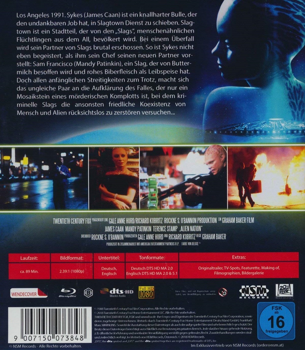 Alien Nation (ej svensk text) (Blu-ray) - 2