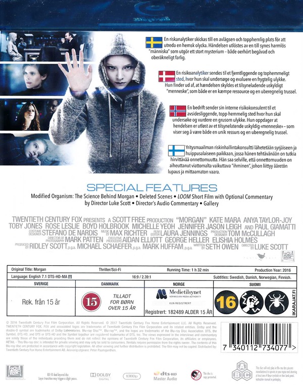 Morgan (Blu-ray) - 2