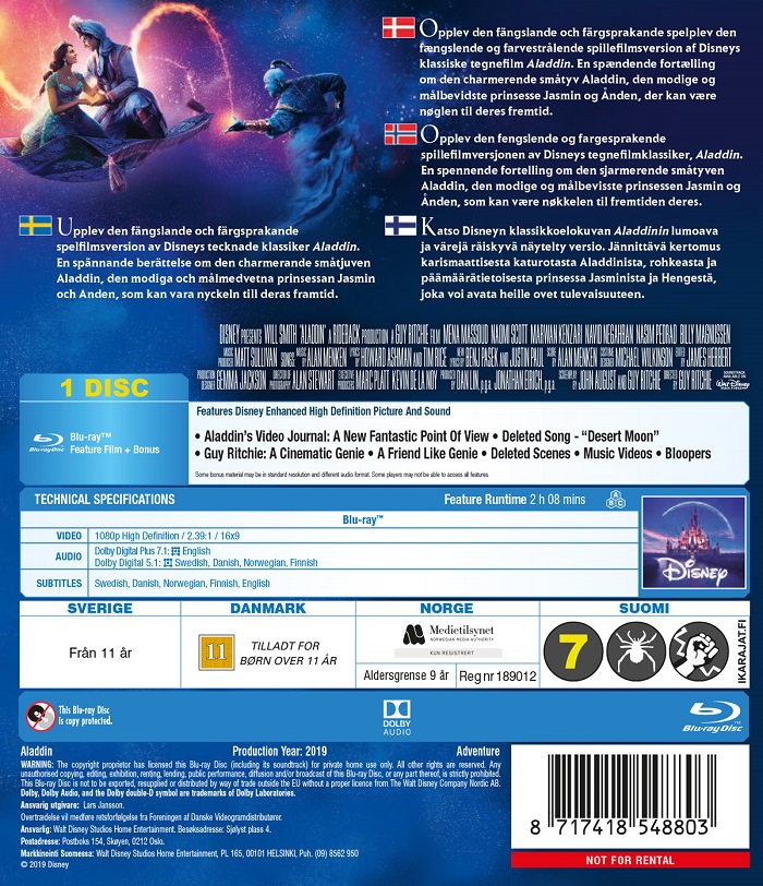 Aladdin (Blu-ray) - 2