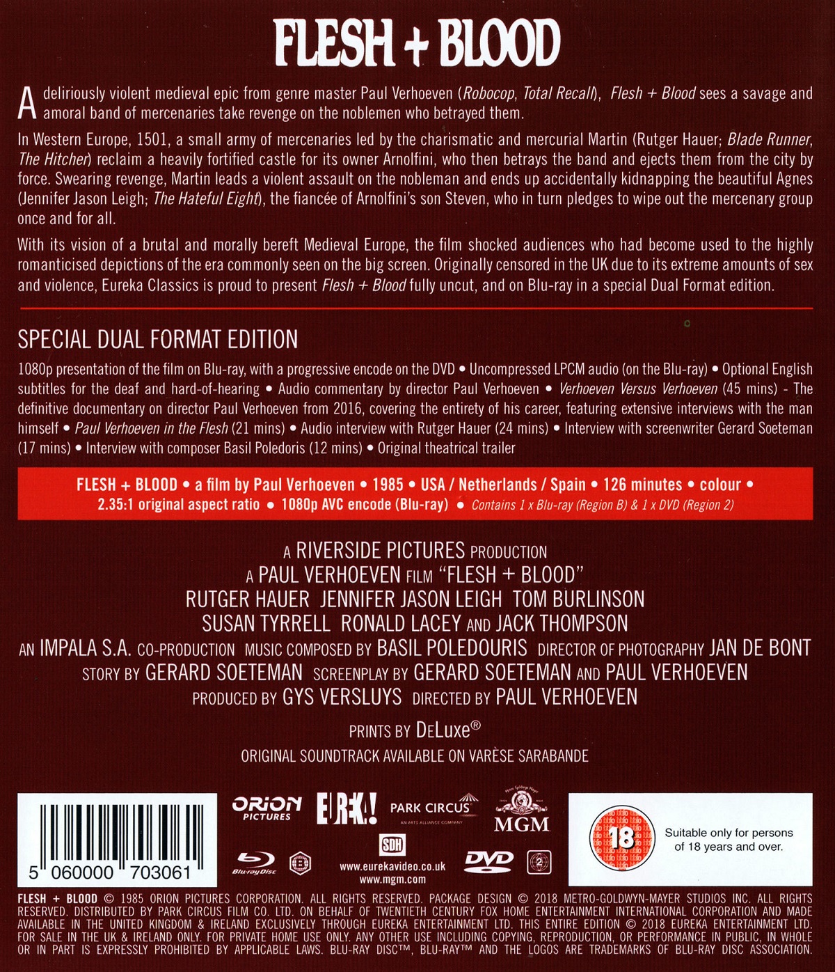 Flesh + Blood (ej svensk text) (Blu-ray + DVD) - 2