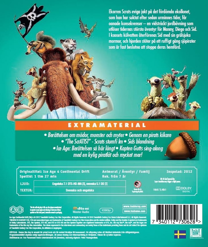 Ice Age 4 - Jorden Skakar Loss (Blu-ray) - 2