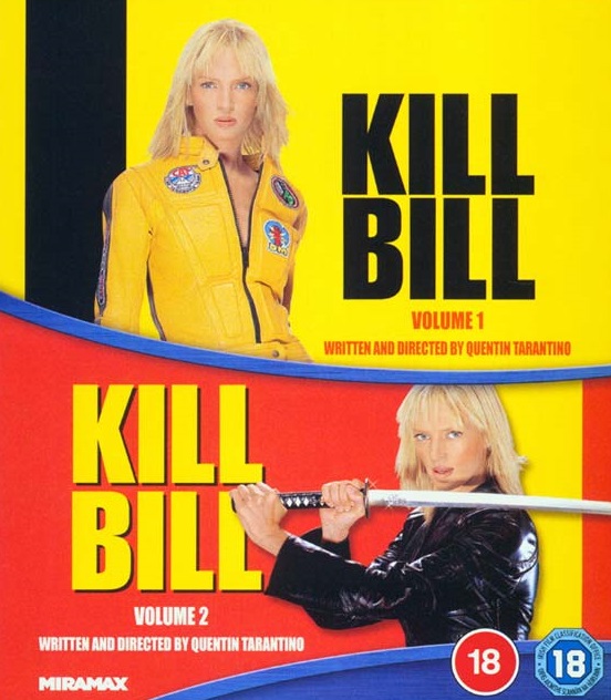 Kill Bill - Volym 1 / Kill Bill - Volym 2 (2-disc) (ej svensk text) (Blu-ray)