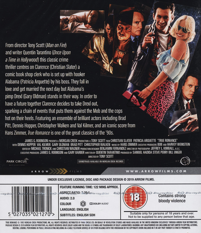 True Romance (ej svensk text) (Blu-ray) - 2