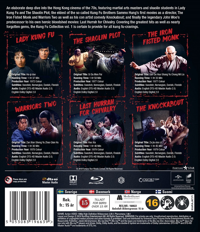 Kung Fu Classics Collection - Volym 1 (Blu-ray) - 2