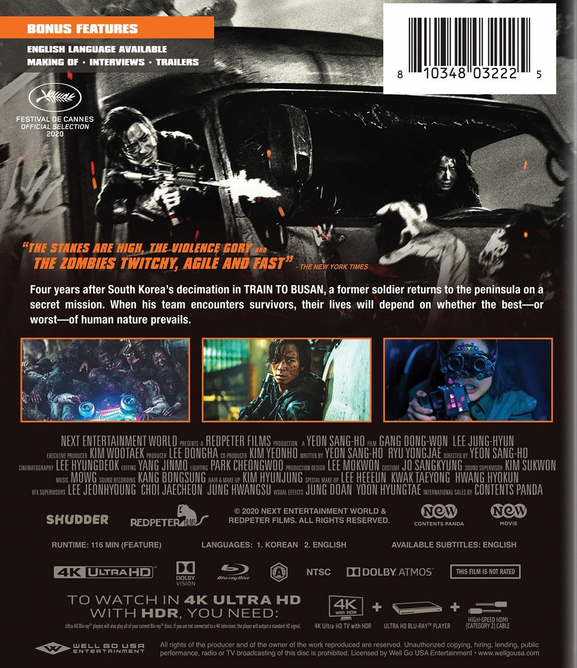 Peninsula (ej svensk text) (4K Ultra HD + Blu-ray) - 2