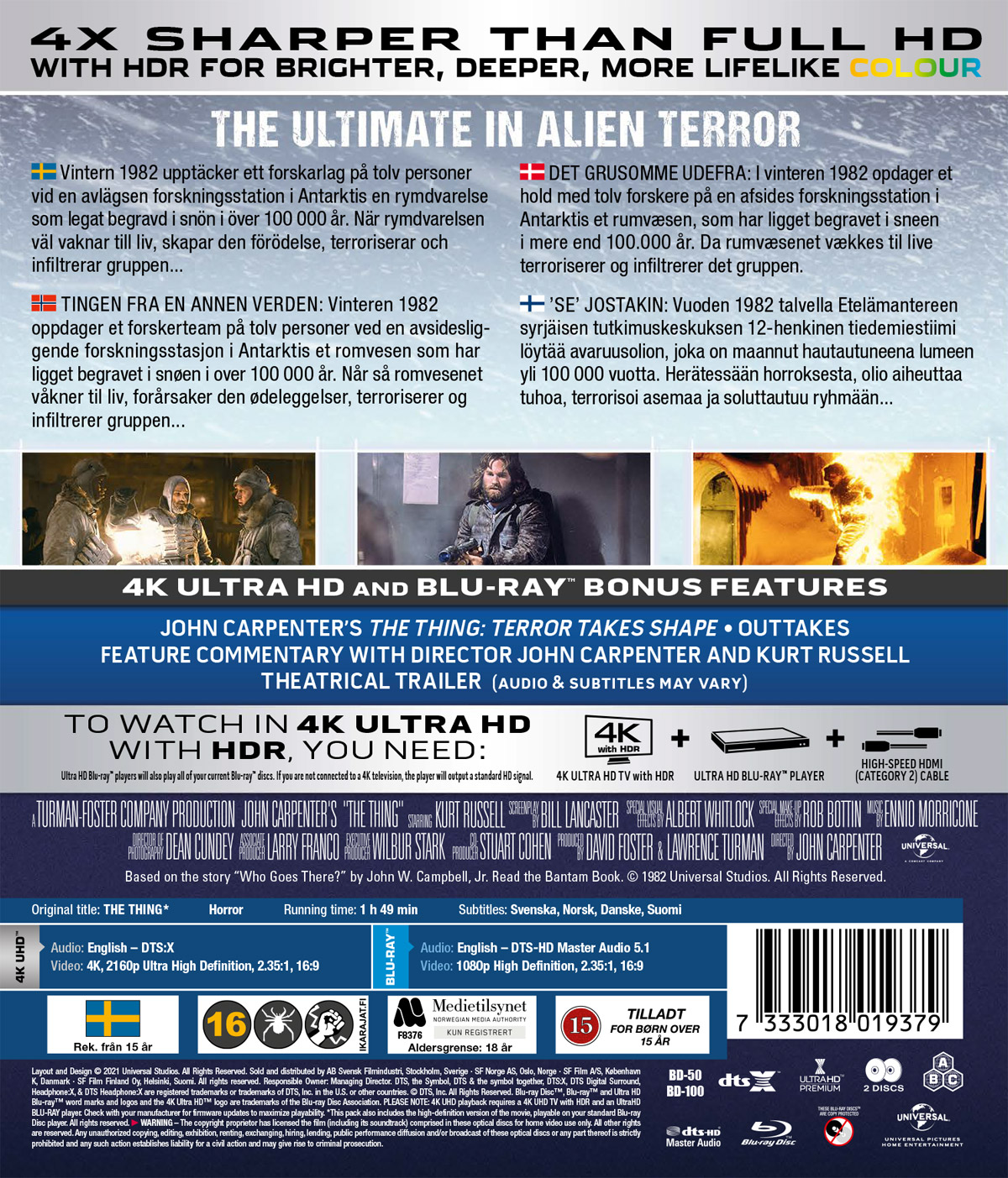 The Thing (4K Ultra HD + Blu-ray) - 2
