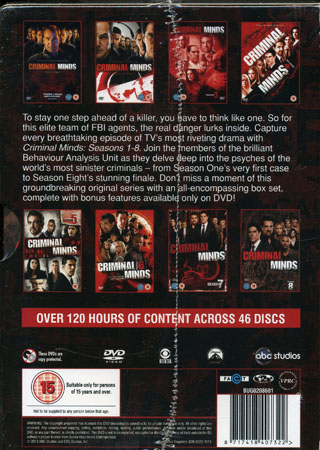 Criminal Minds - Säsong 1-8 (46-disc) - 2