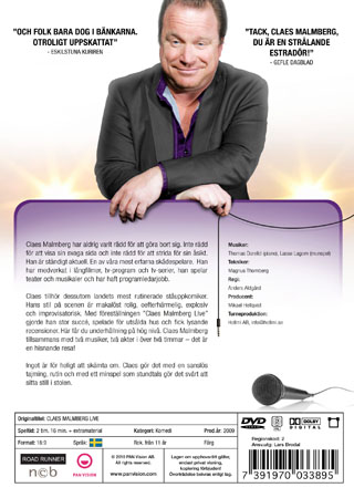 Claes Malmberg Live! - 2