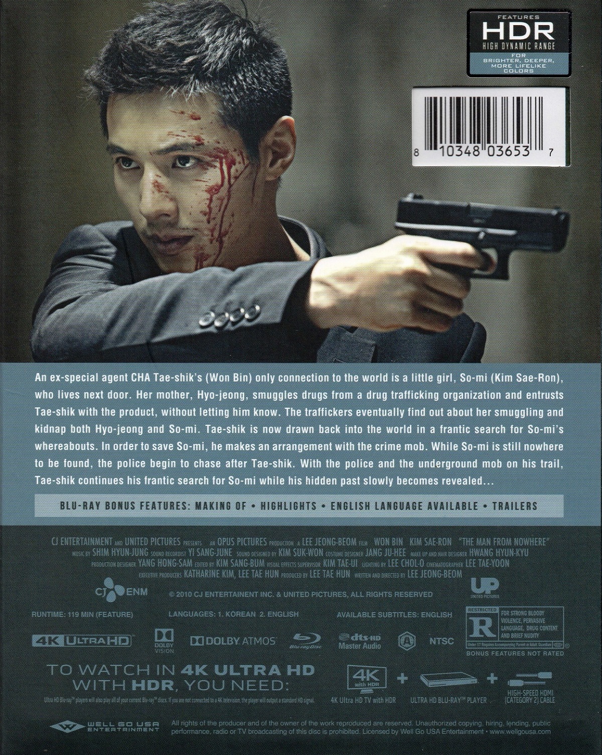 Man From Nowhere (ej svensk text) (4K Ultra HD + Blu-ray) - 2
