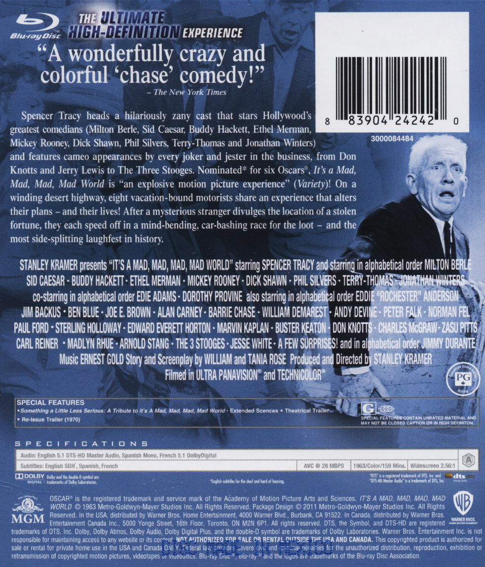It's A Mad, Mad, Mad, Mad World (ej svensk text) (Blu-ray) - 2