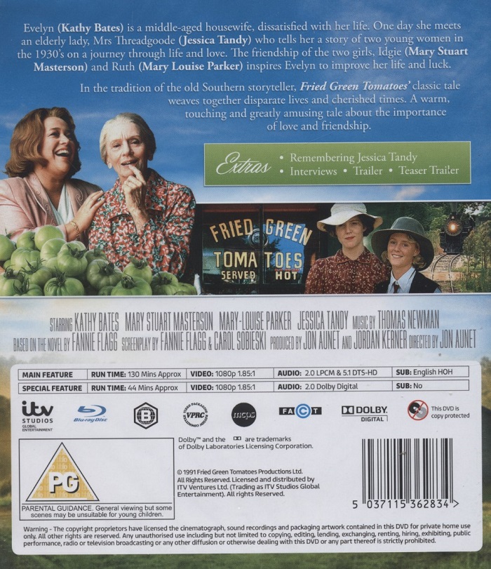 Fried Green Tomatoes - At the Whistle Stop Cafe (ej svensk text) (Blu-ray) - 2