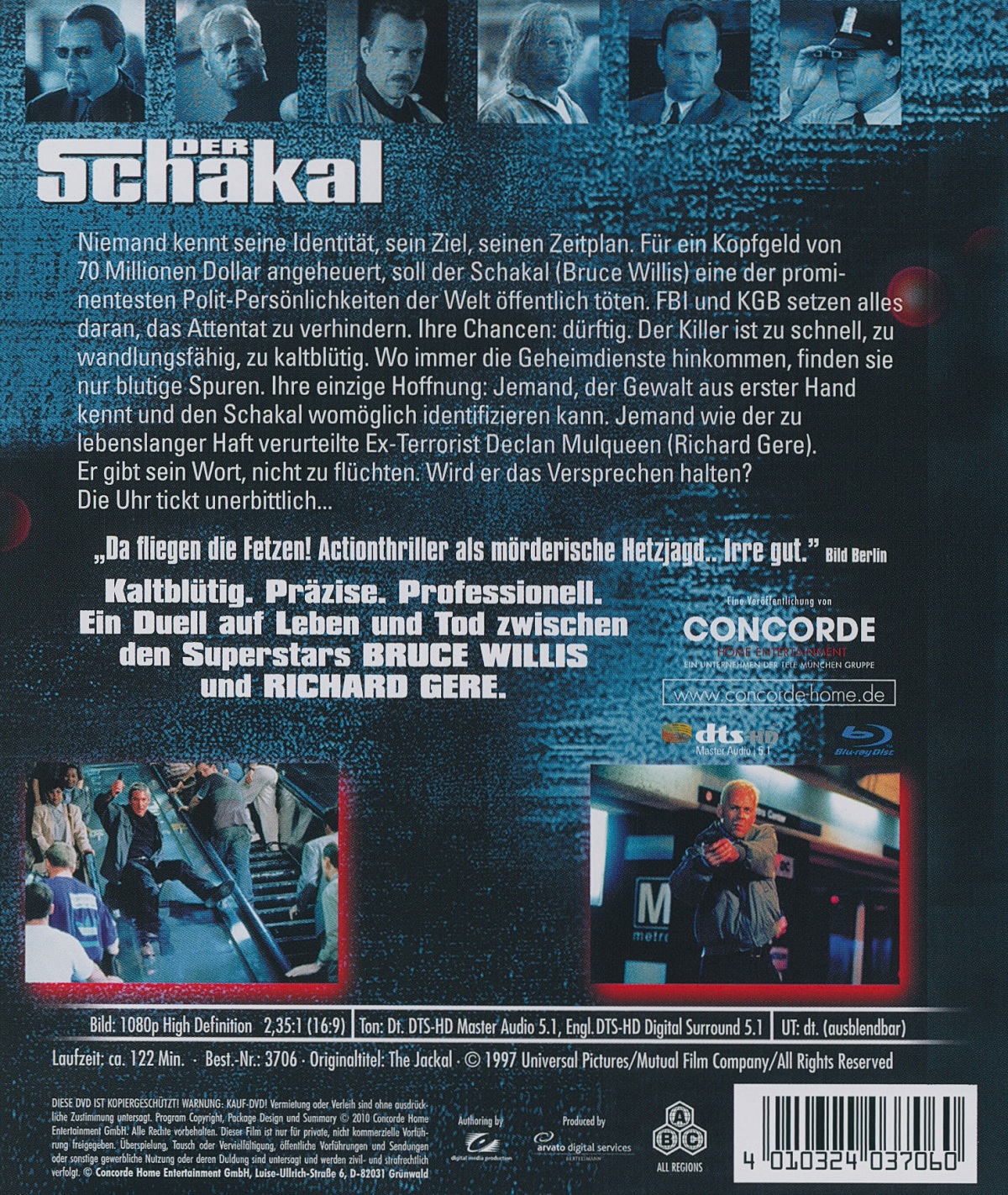 Jackal (ej svensk text) (Blu-ray) - 2