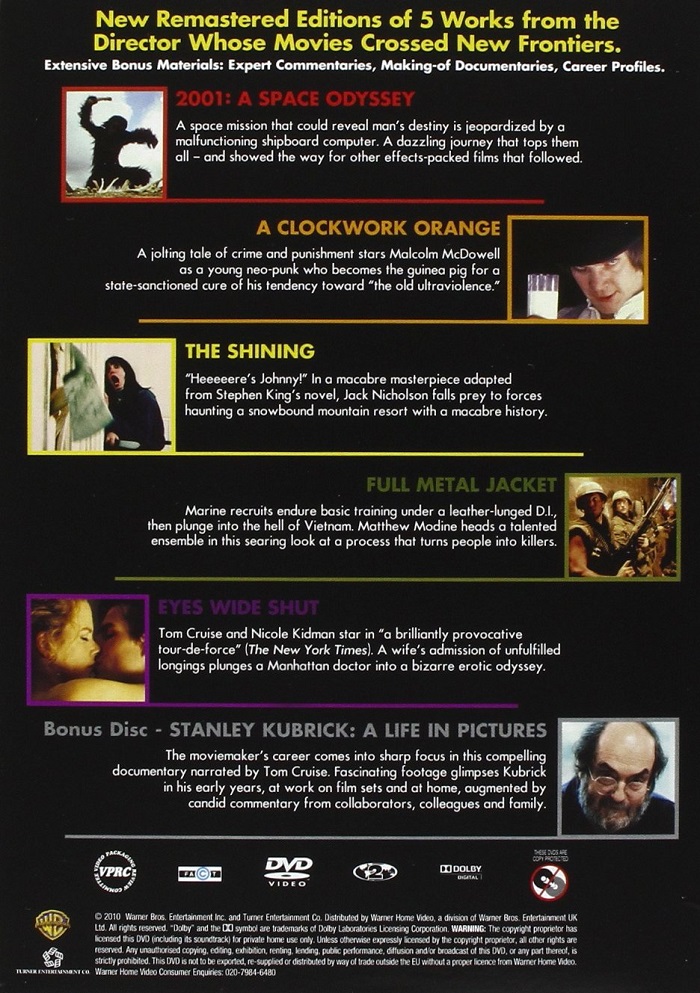 Stanley Kubrick Collection (10-disc) - 2