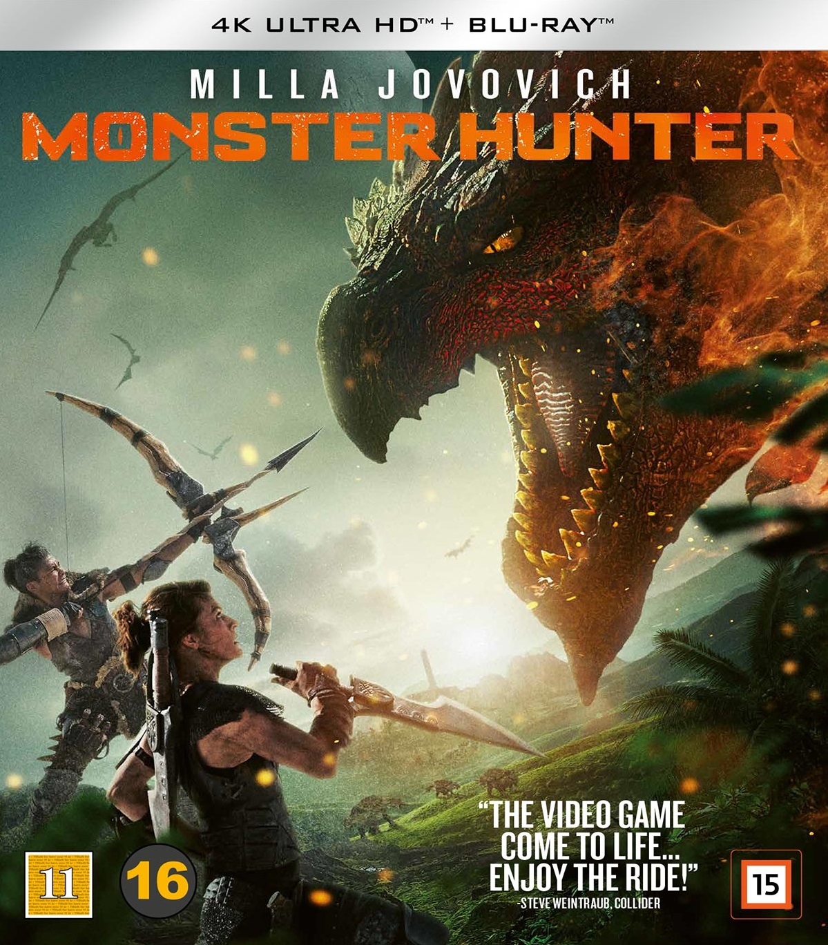Monster Hunter (4K Ultra HD Blu-ray + Blu-ray)