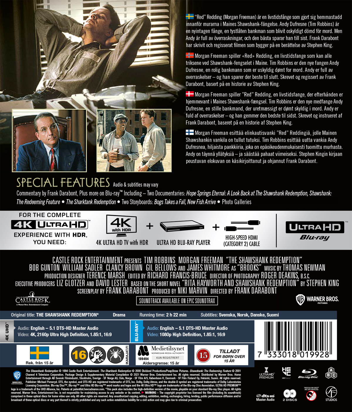 Nyckeln Till Frihet (4K Ultra HD + Blu-ray) - 2