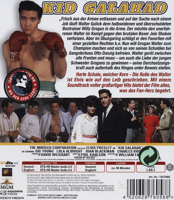 Kid Galahad (ej svensk text) (Blu-ray) - 2