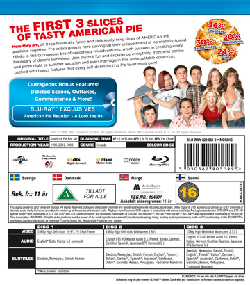 American Pie 1-3 Box (3-disc) (Blu-ray) - 2