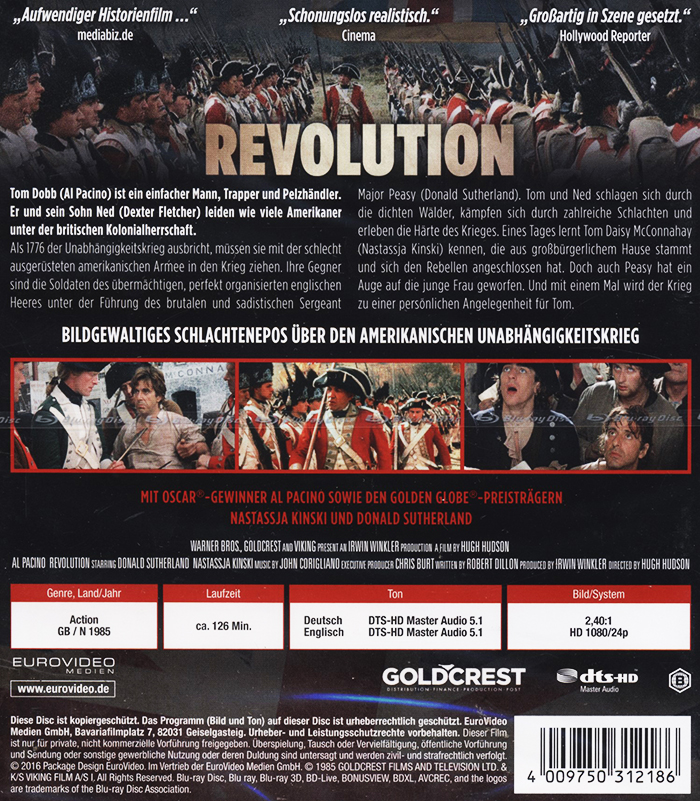 Revolution (ej svensk text) (Blu-ray) - 2