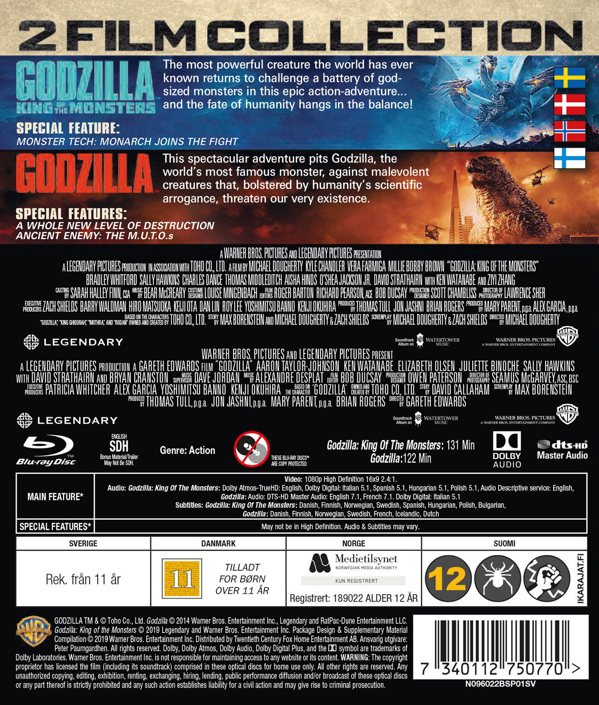 Godzilla - King of the Monsters / Godzilla (Blu-ray) - 2