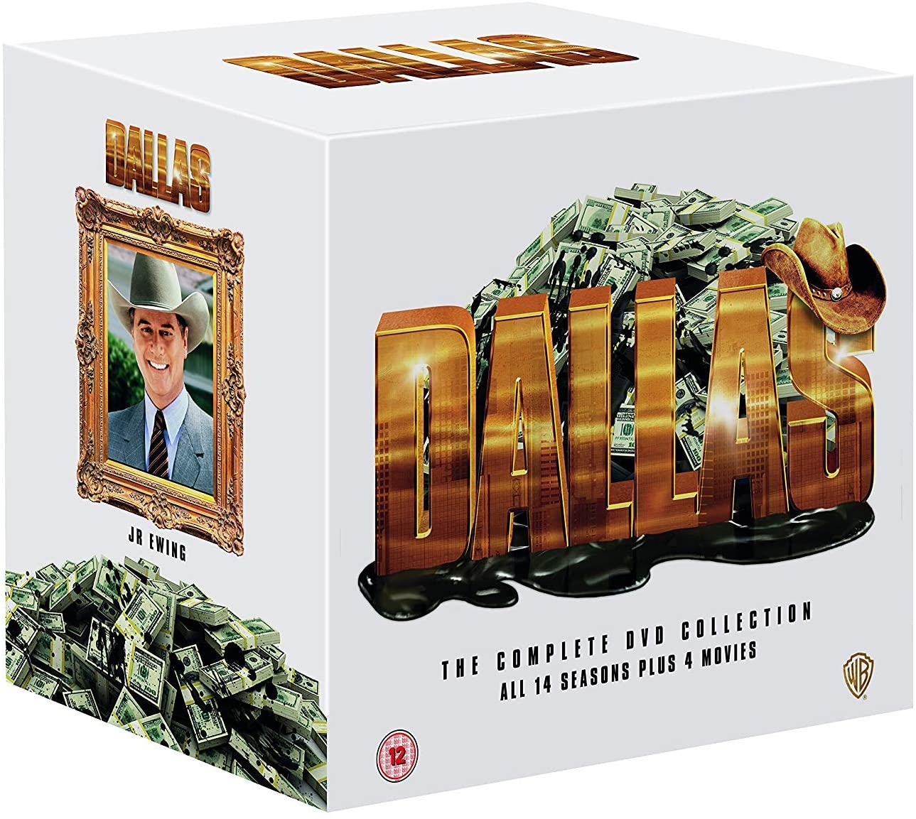 Dallas - Hela Serien (54-disc) (Inplastad ny, men pappbox lite skadad)