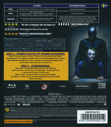 The Dark Knight (Blu-ray) (Begagnad) - 2