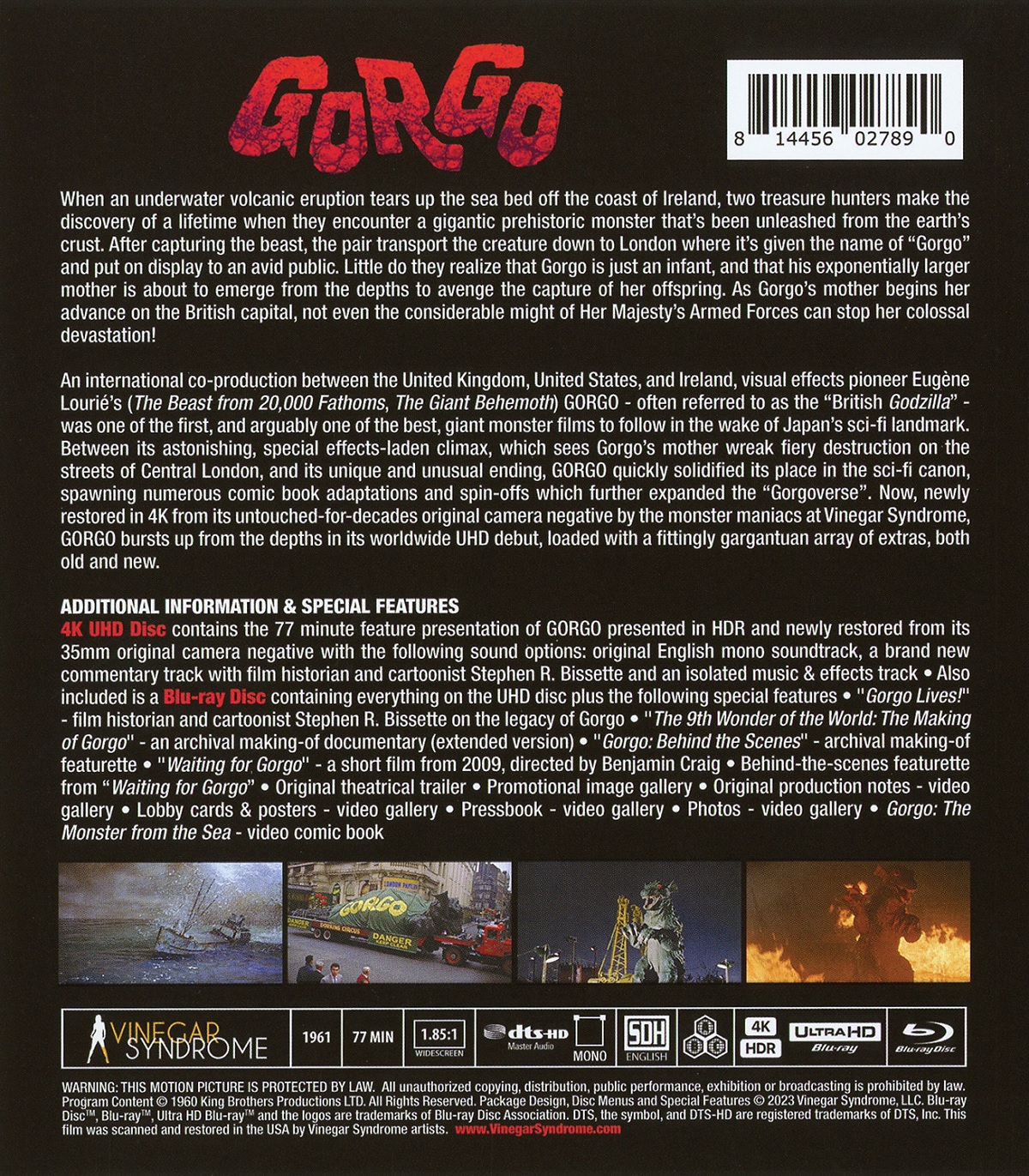 Gorgo (ej svensk text) (4K Ultra HD + Blu-ray) - 2