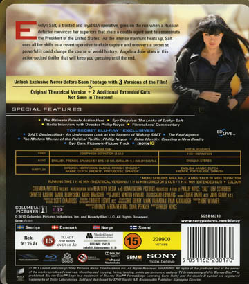 Salt (Steelbook) (Blu-ray) - 2