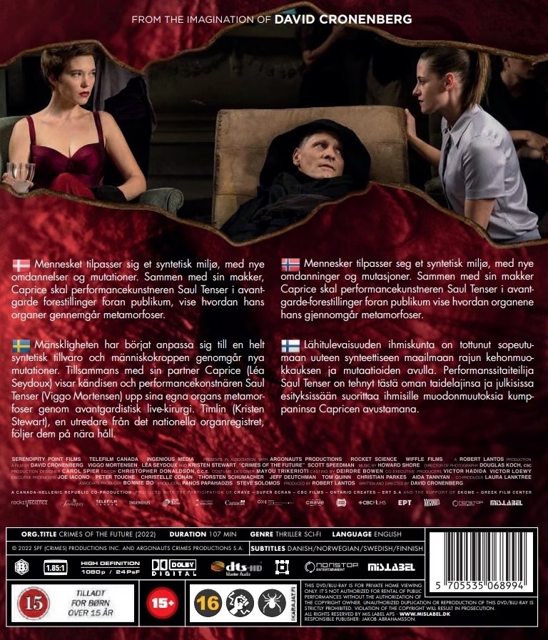 Crimes of the Future (Blu-ray) - 2