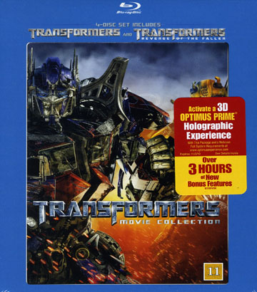 Transformers / Transformers 2 - De Besegrades Hämnd (4-disc) (Blu-ray)