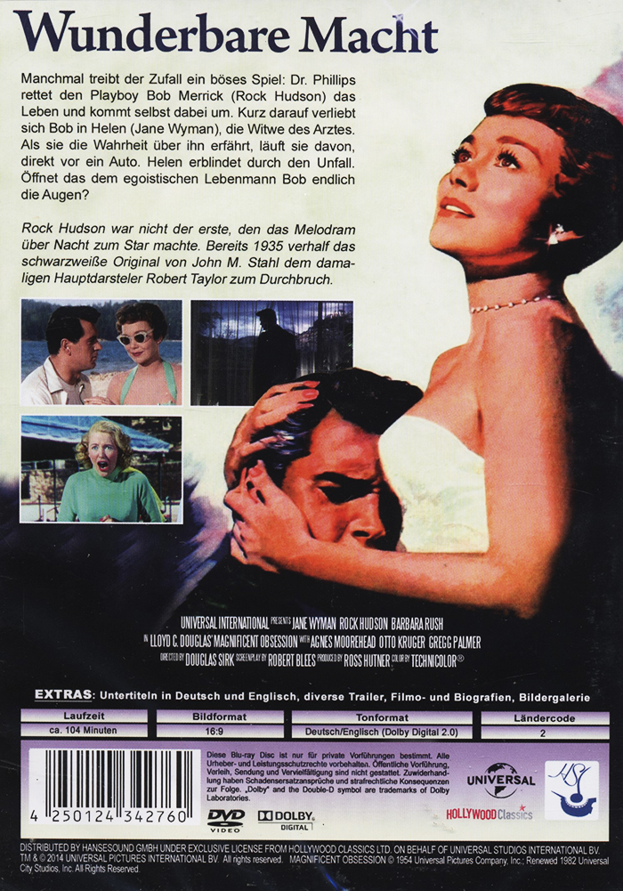 Magnificent Obsession (ej svensk text) - 2