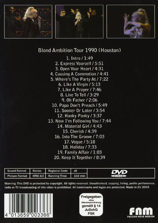 Madonna - Blond Ambition Tour 1990 - 2